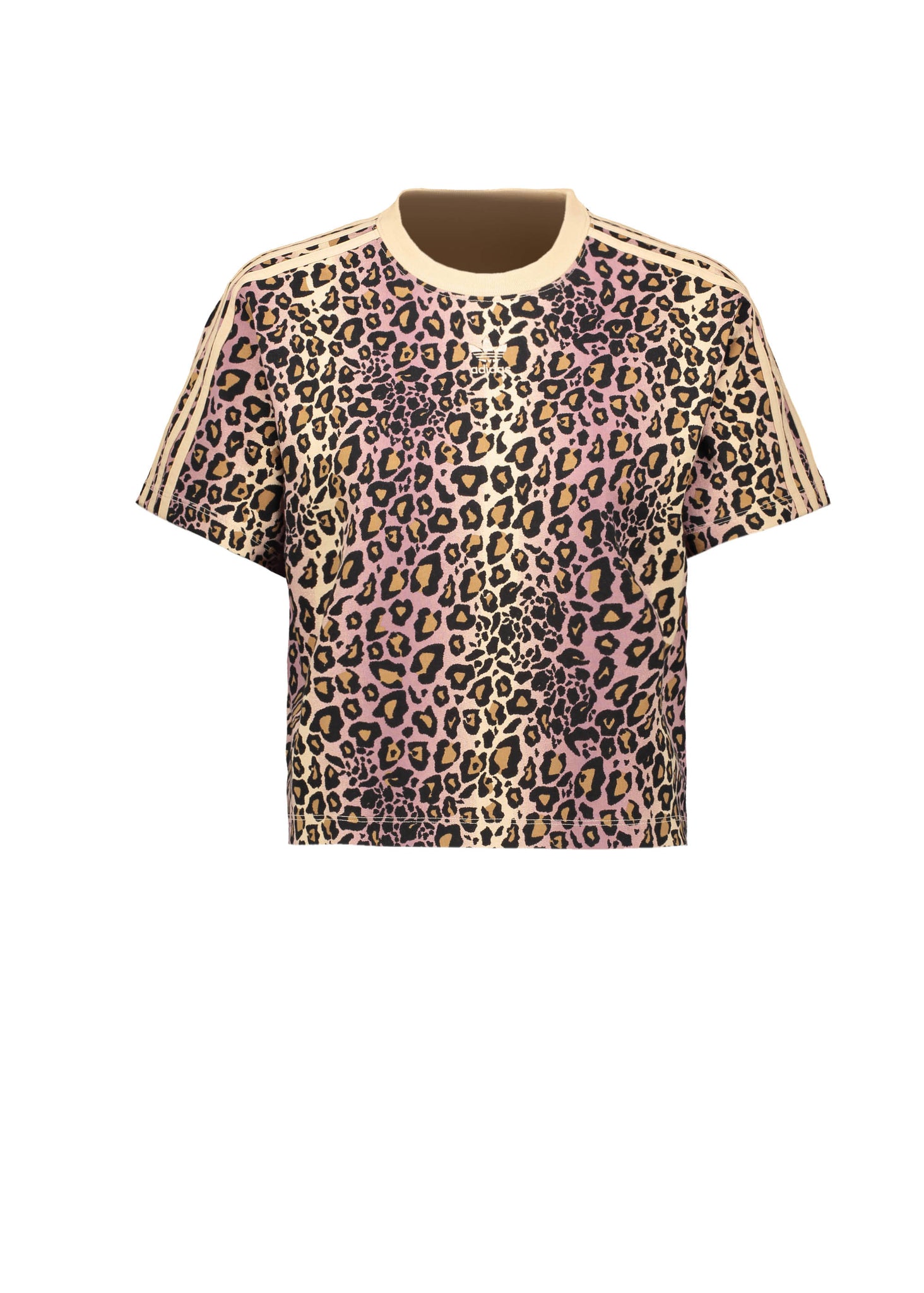 Adidas Women's T-shirt -Nude leopard print – Triads Clothing