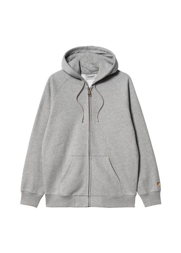 Carhartt WIP Hooded Chase Jacket - Grey Heather