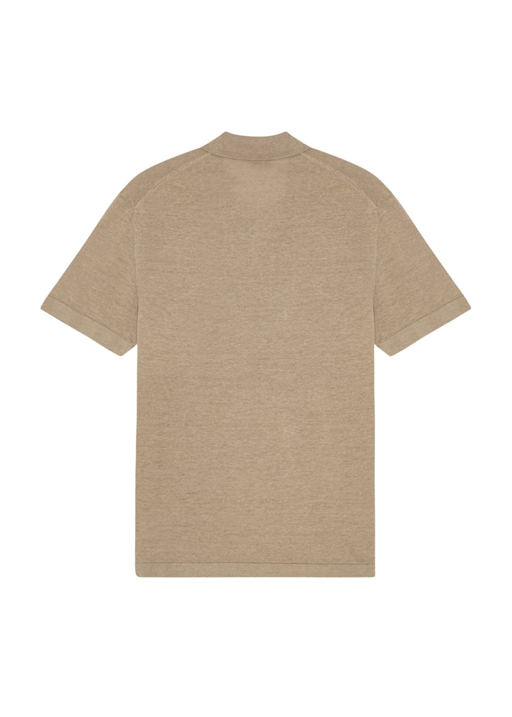 Les Deux Emmanuel Knit Polo - Dark Sand