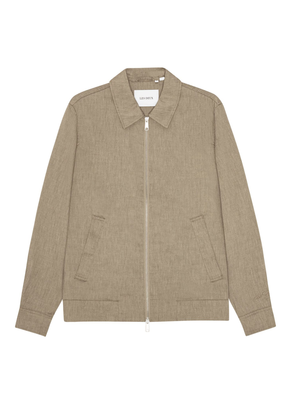 Les Deux Como Coach Slub Jacket - Linchen Green