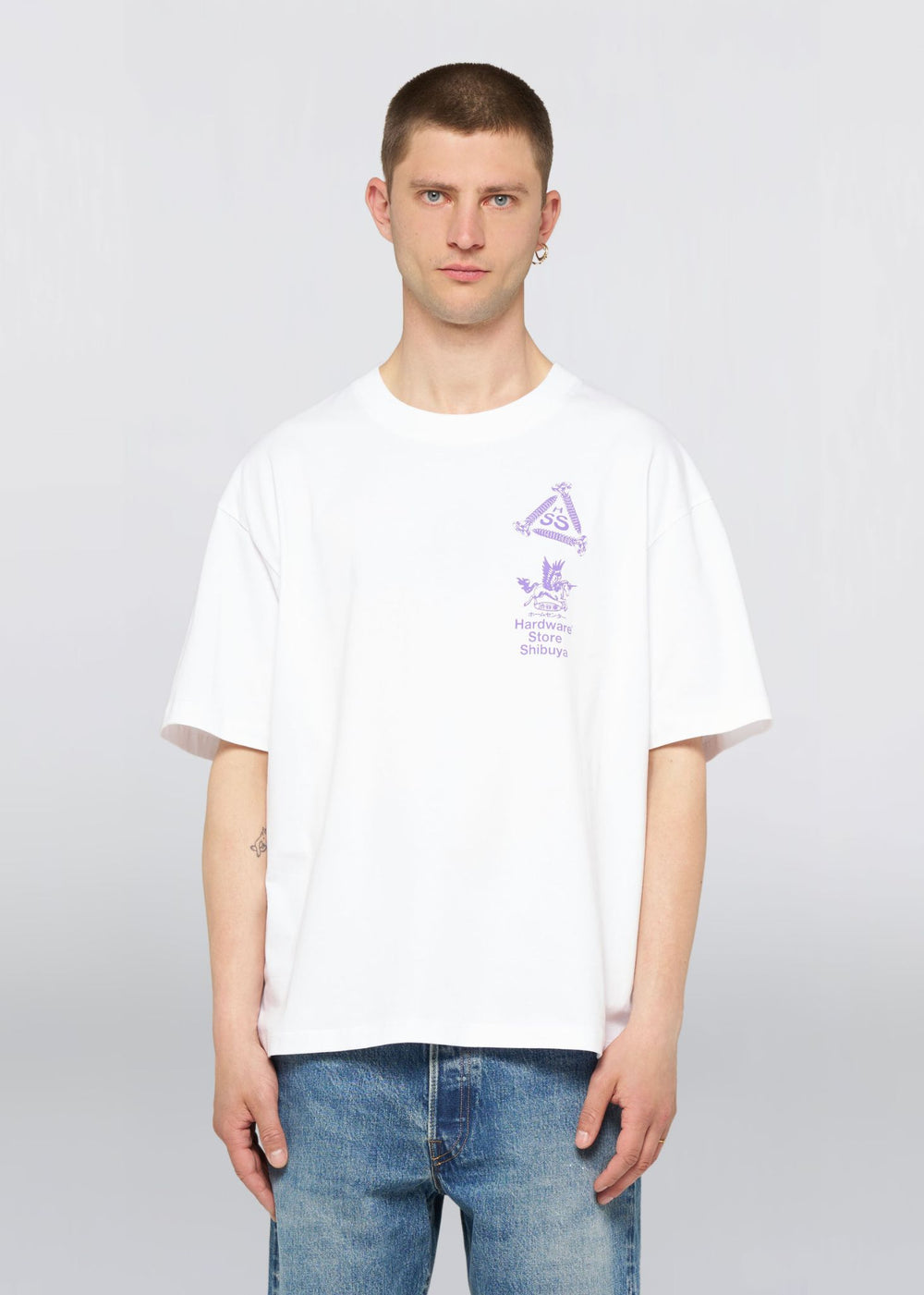 Edwin Hardware Store Shibuya T-Shirt - White