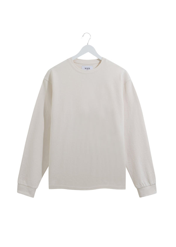 Wax London Hayden L/S Tee Jolt - Ecru