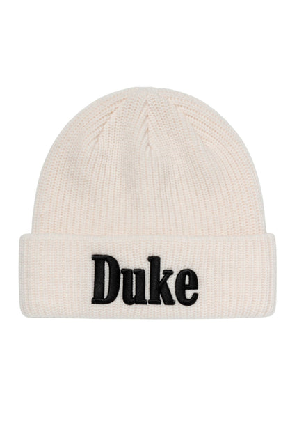 Duke and Dexter Duke Cream Beanie
