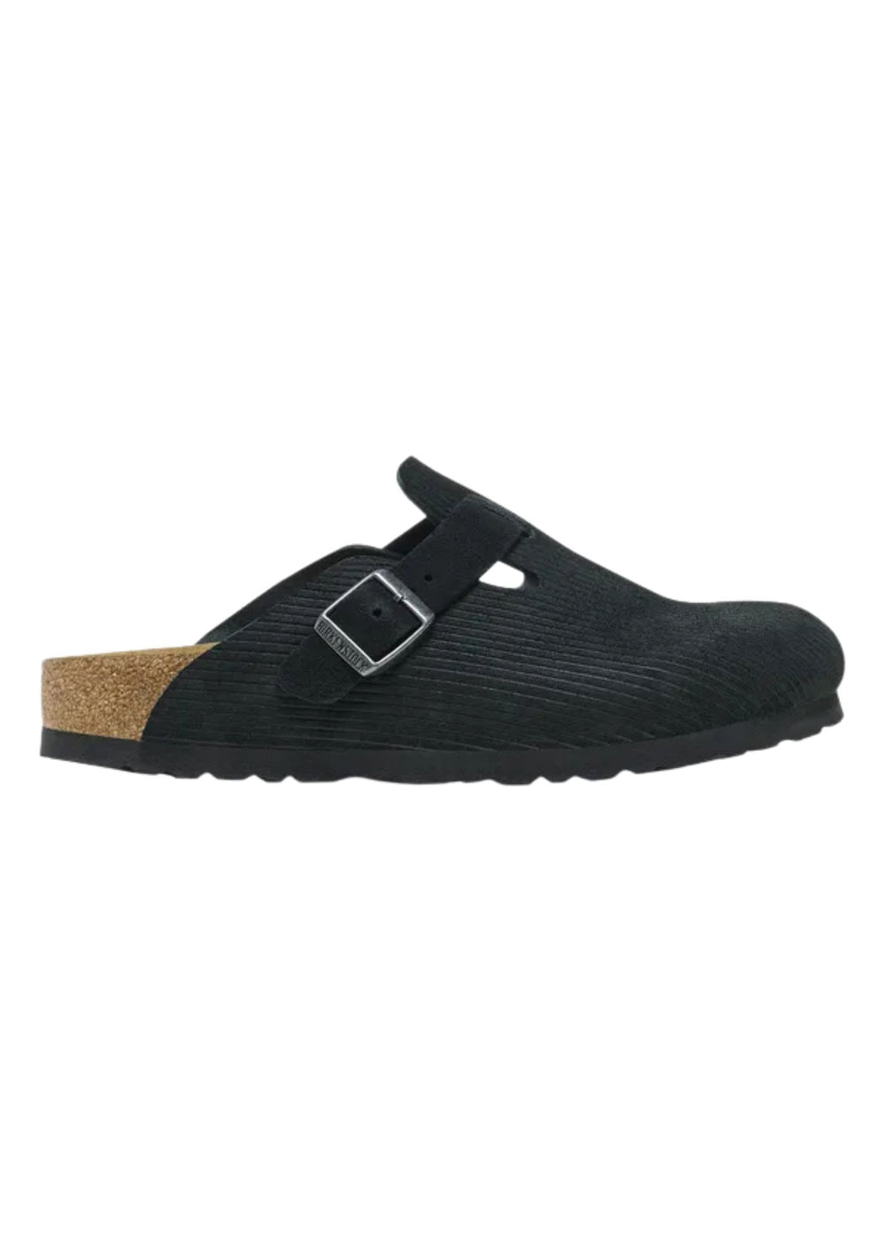 Birkenstock Boston Clog Suede Leather - Corduroy Black