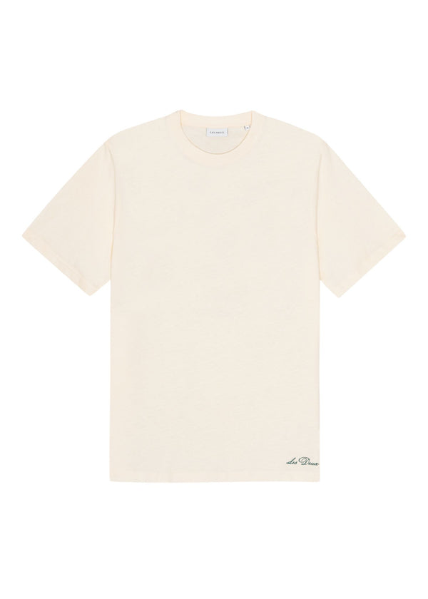 Les Deux Ben Artist T-shirt - Eggnog White