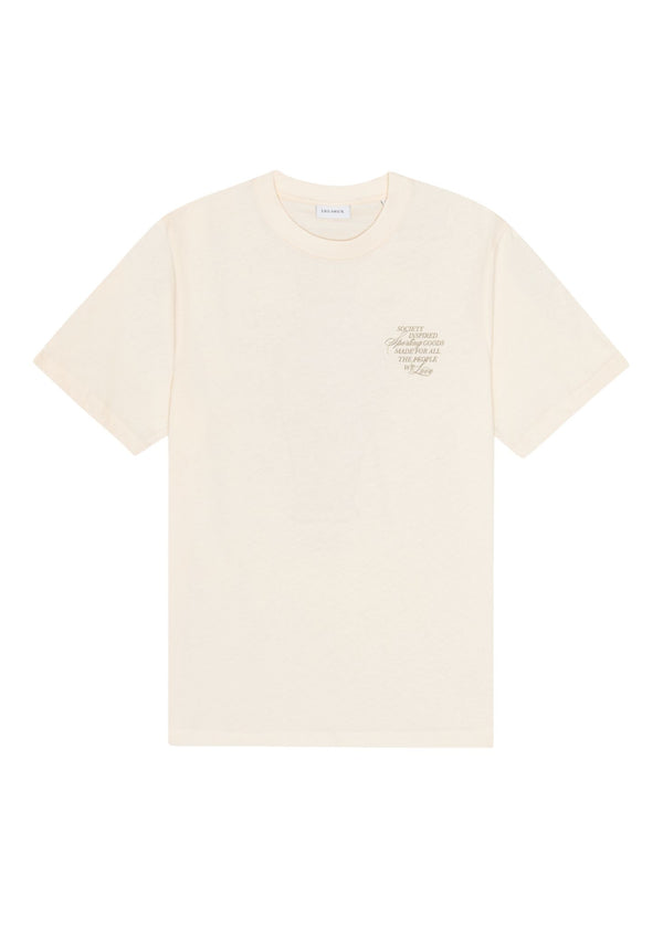 Les Deux Ben Faience T-Shirt – Eggnog White