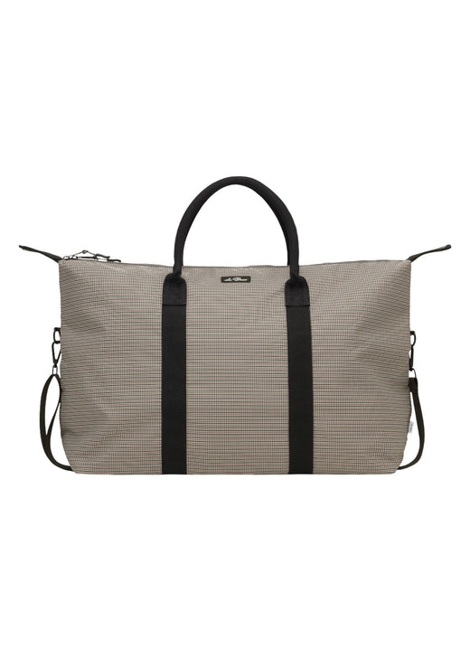 Les Deux Check Weekend Bag in Incense - front view