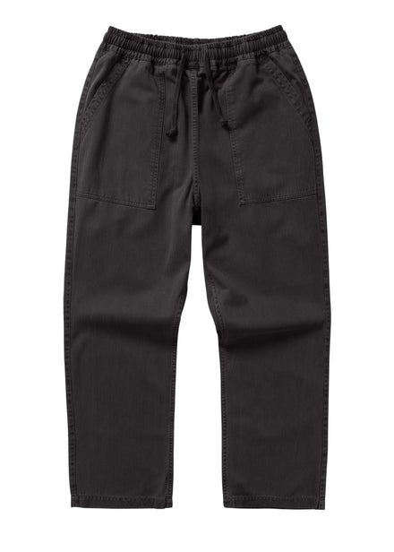 Service Works Pigment HBT chef pants in black, full front view