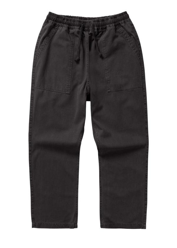 Service Works Pigment HBT chef pants in black, full front view
