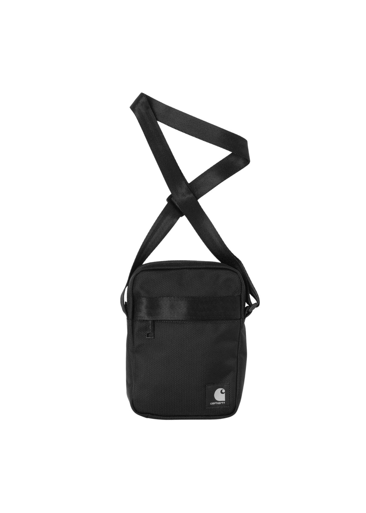 Carhartt WIP Richmond Shoulder Bag in black nylon, front view