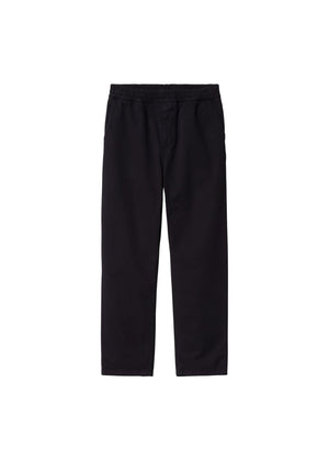 Carhartt WIP Flint Pant - Black Garment dyed