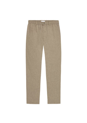 Les Deux Como Tapered Slub Pants - Lichen Green